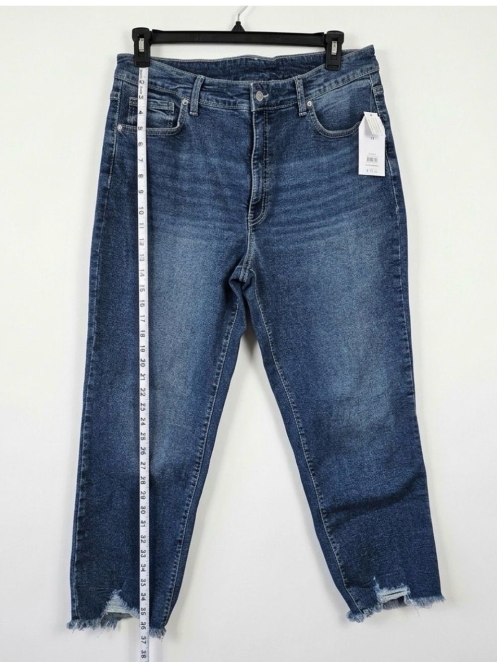 Time-and-tru Women's Blue and Navy Jeans - Picture 3 of 8